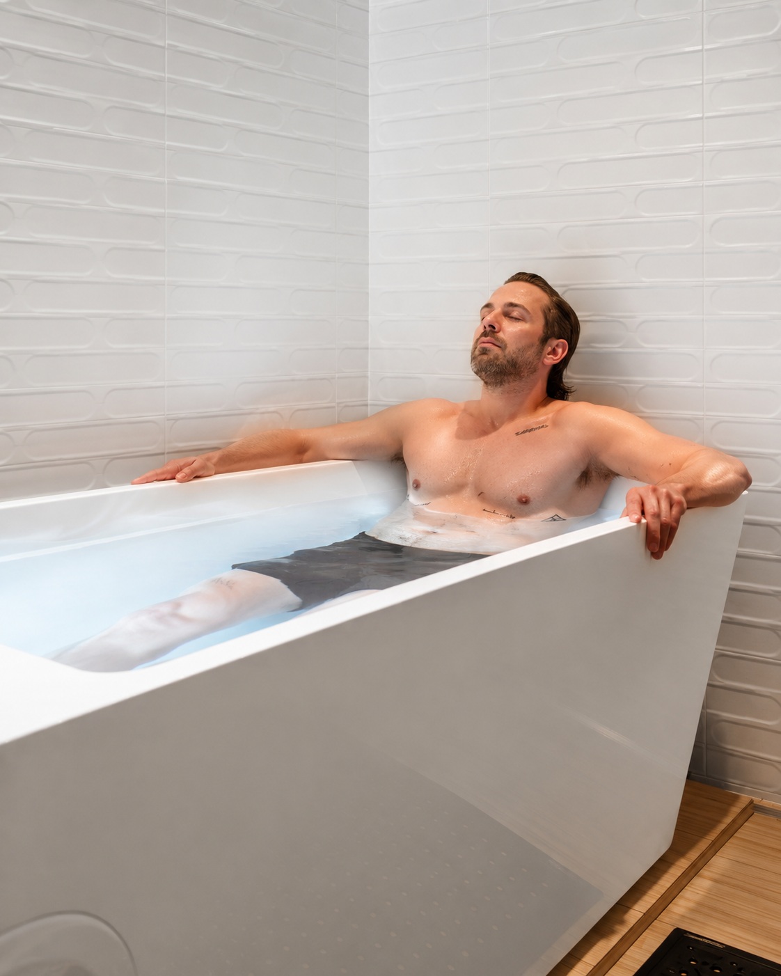 Cold plunge at somofit, contrast therapy in Sonoma County