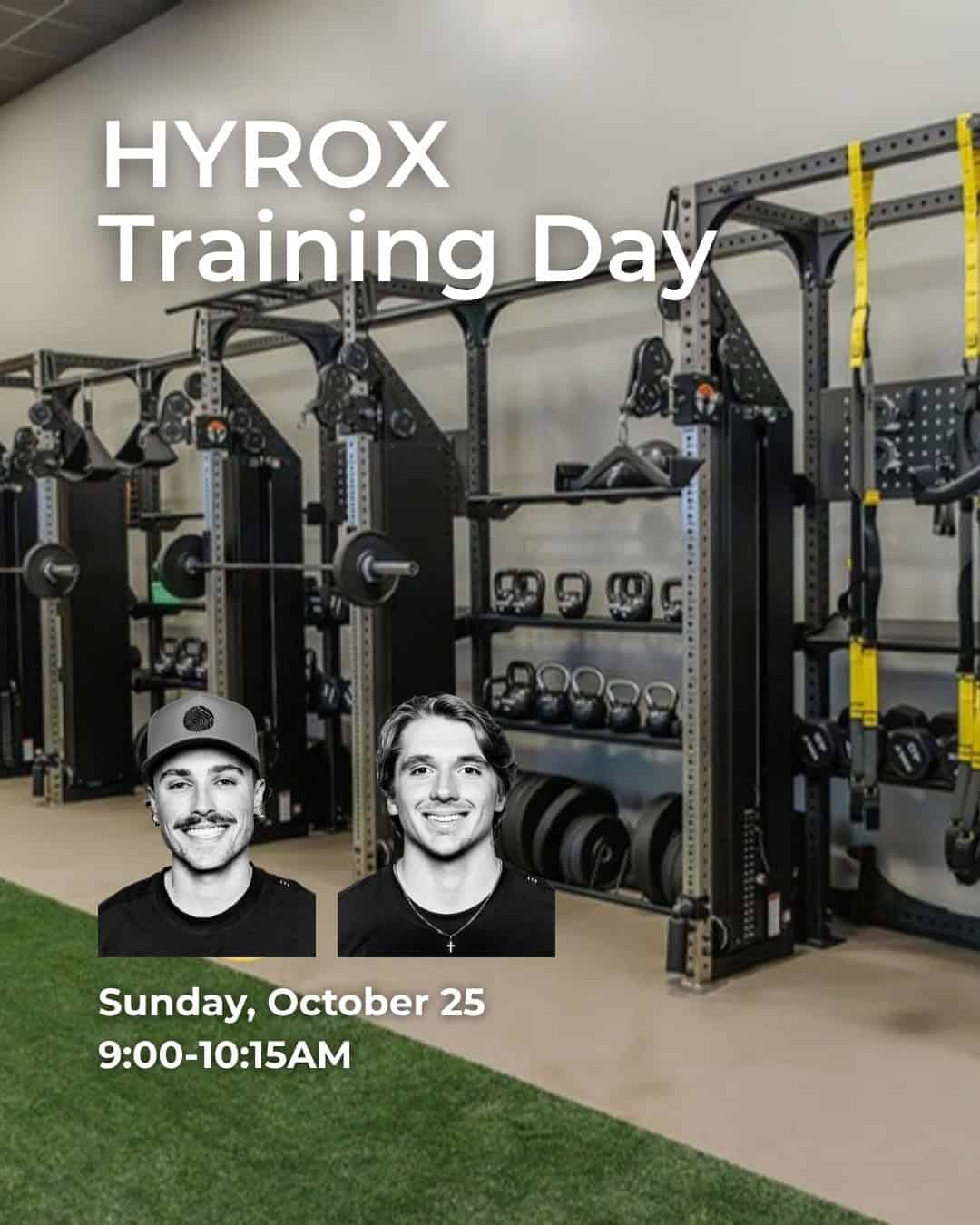 HYROX Training Day at somofit, Sunday October 25, 9:00–10:15 AM, coached by Jack and Mike